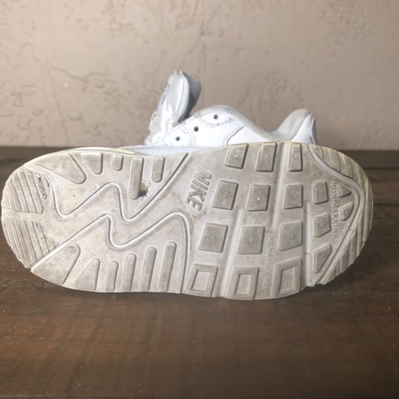 Nike Air Max 90 White Sneakers Sz 8C - Picture 4 of 4